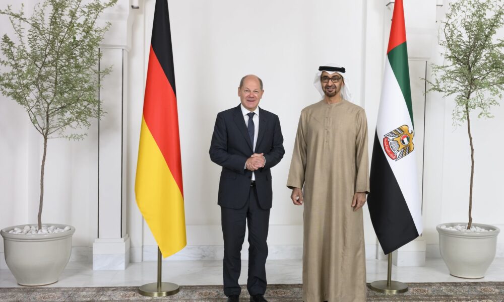 UAE leader and Olaf Scholz asked for an immediate truce as the humanitarian crisis worsens.