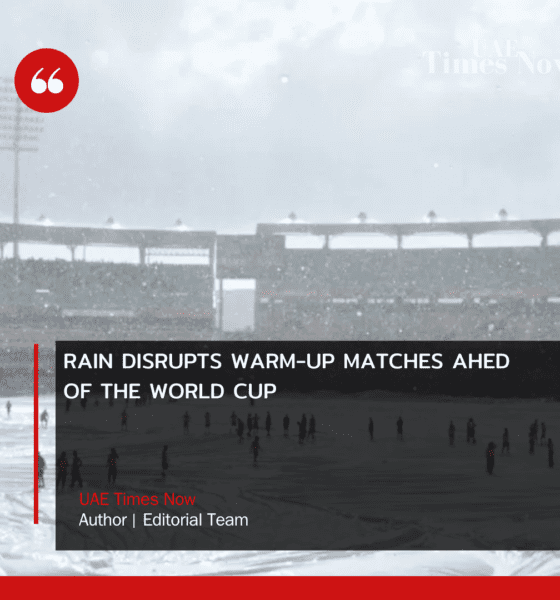Torrential rain led to the cancellation of the warm-up match between India and England in Guwahati on Saturday.