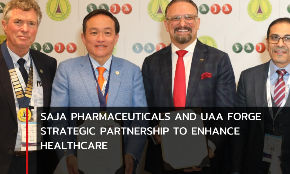 SAJA Pharmaceuticals has signed a MoU and an advisory agreement with the UAA in Dubai to strengthen and bolster the region's healthcare sector.