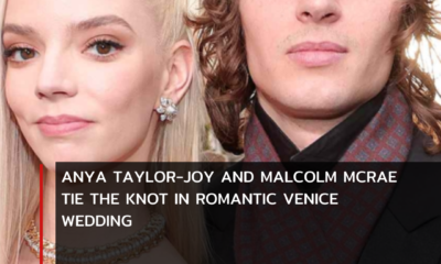 Actress Anya Taylor-Joy and musician Malcolm McRae have sealed their love with a romantic wedding ceremony in the enchanting city of Venice.