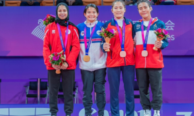 Asma Al Hosni, an Emirati jiu-jitsu competitor, has won another gold medal for the UAE, this time in the 52kg category at the Asian Games.