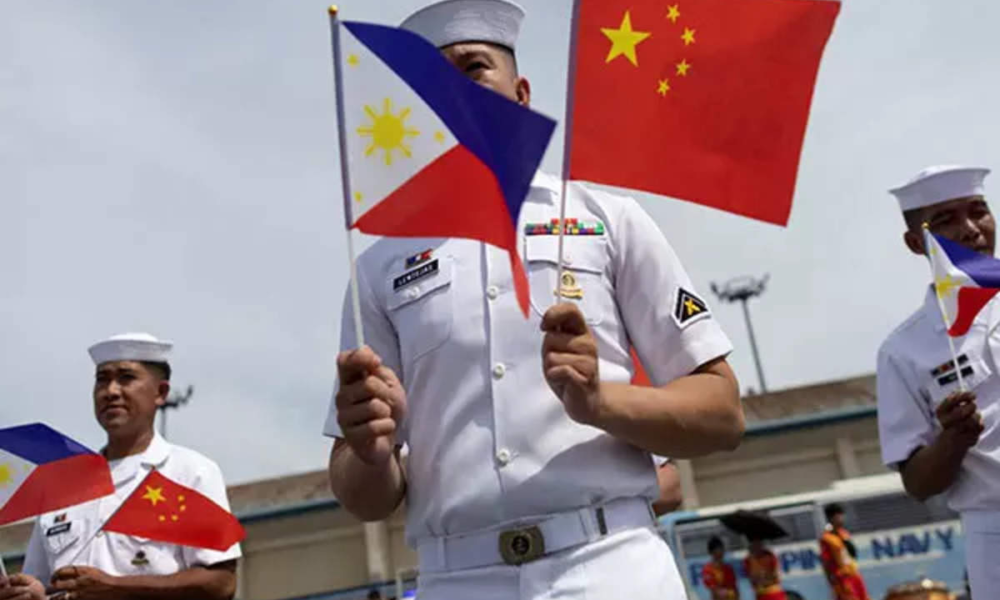 According to China's military, a Philippine ship "illegally entered" waters near Scarborough Shoal, a contested territory in the South China Sea.