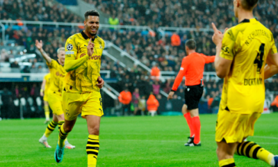 Newcastle United suffered the first loss of their Champions League season as Borussia Dortmund secured a crucial win on a rain-soaked evening at St James' Park.