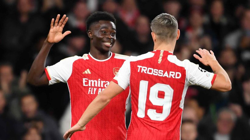 Leandro Trossard and Bukayo Saka netted as Arsenal secured a comfortable Champions League win over lackluster Sevilla.