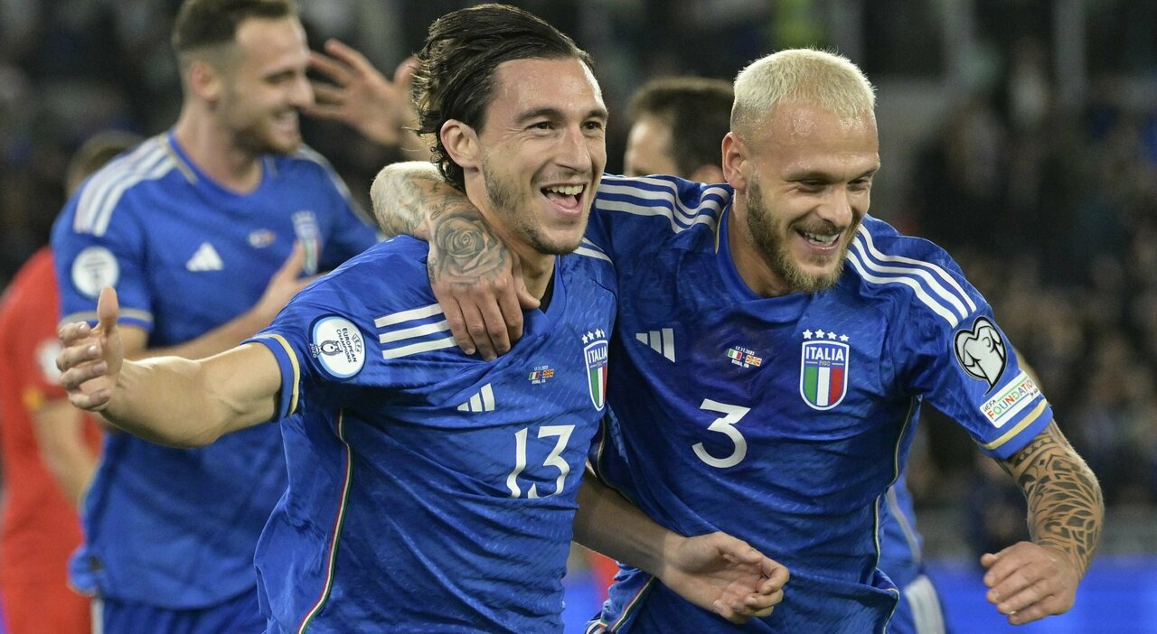 Defending champions Italy bolstered their hopes to qualify for Euro 2024 by crushing North Macedonia.