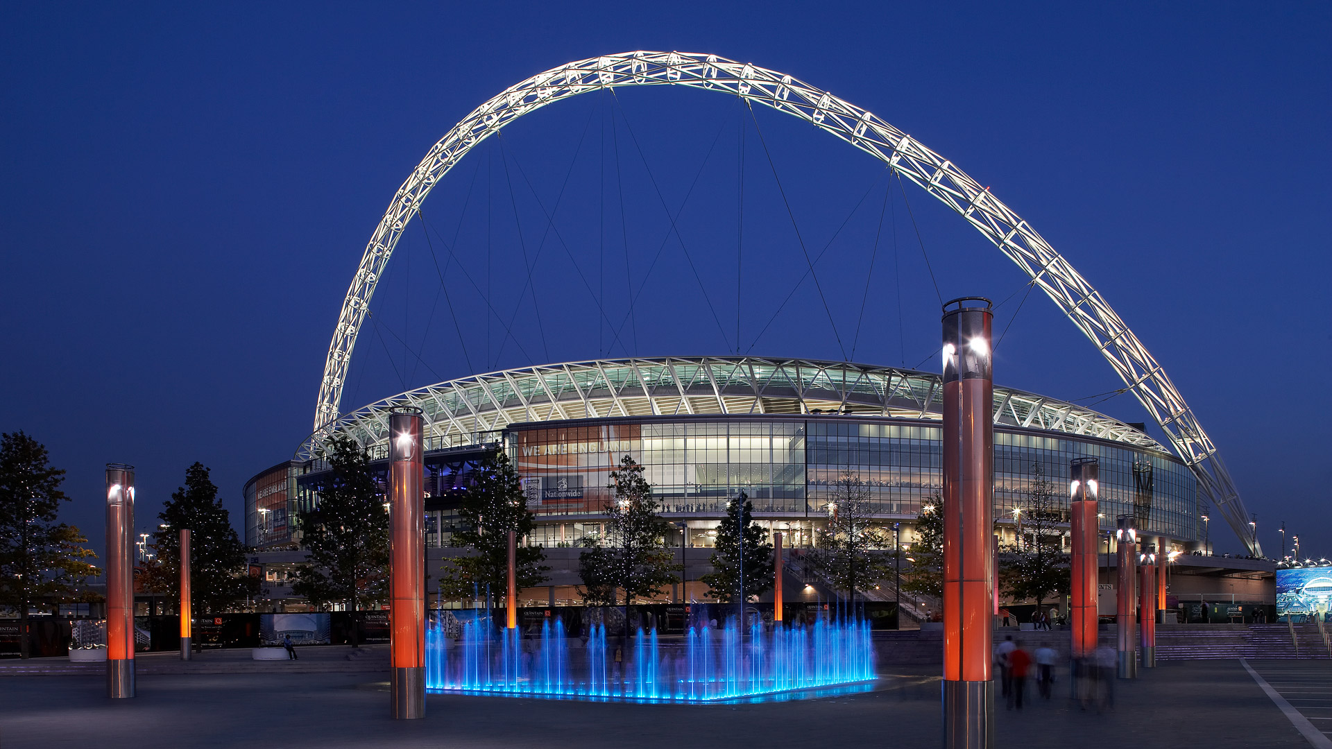 Wembley's arch will only be lit for football and entertainment under a new rule backed by the Football Association board.