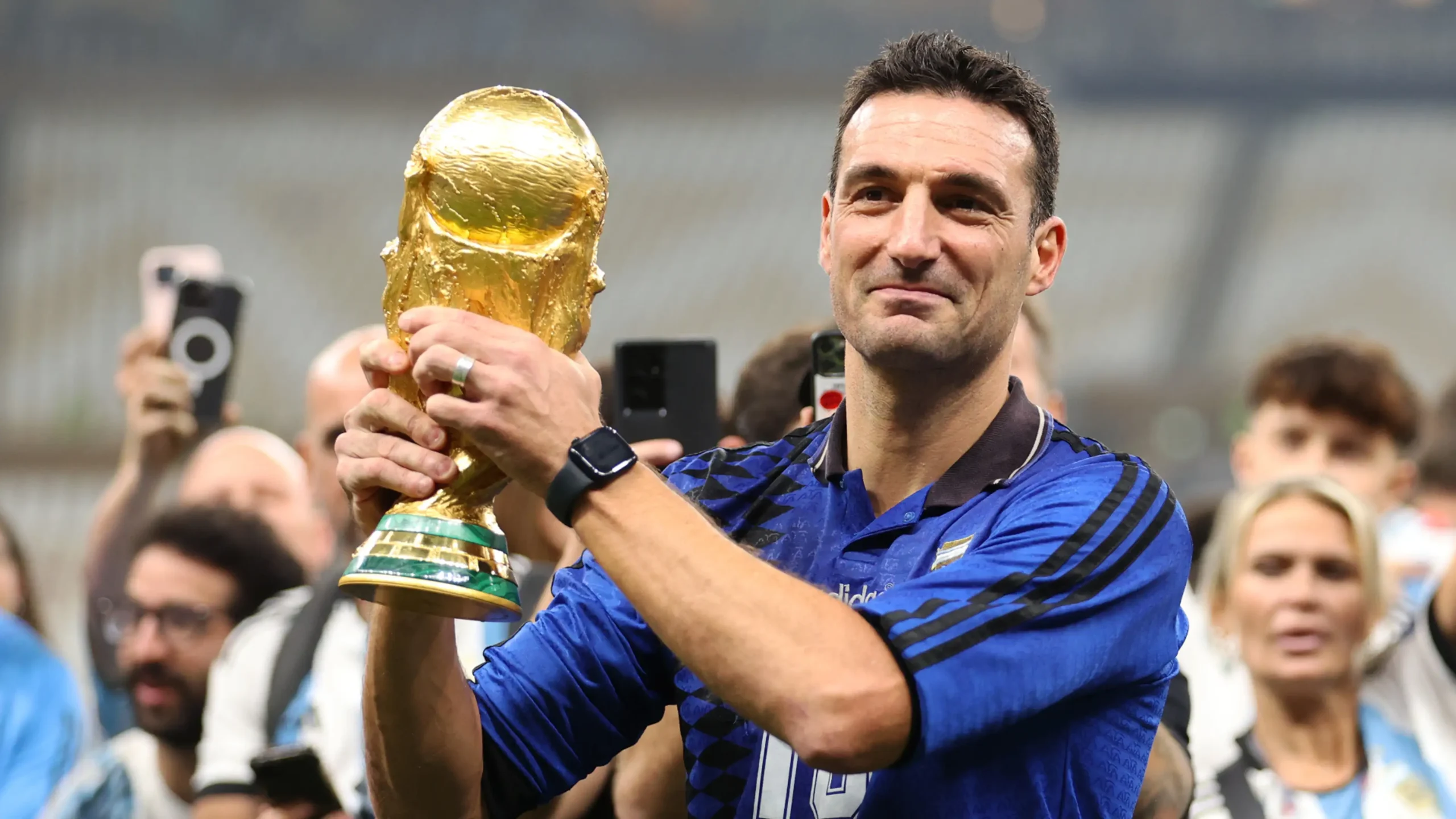 Argentina's World Cup-winning manager, Lionel Scaloni, says he is considering leaving after five years in the position.