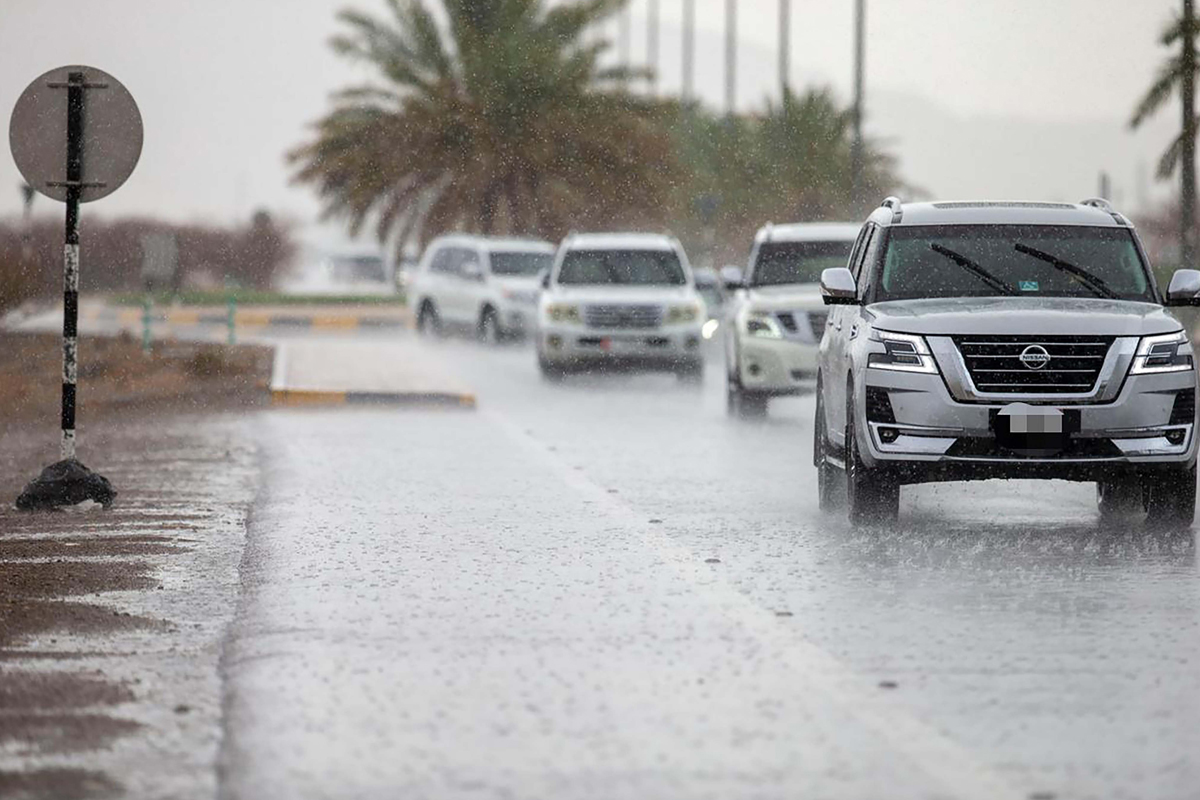 Rain has been falling in portions of the UAE, and the NCM has predicted additional rain throughout the week.