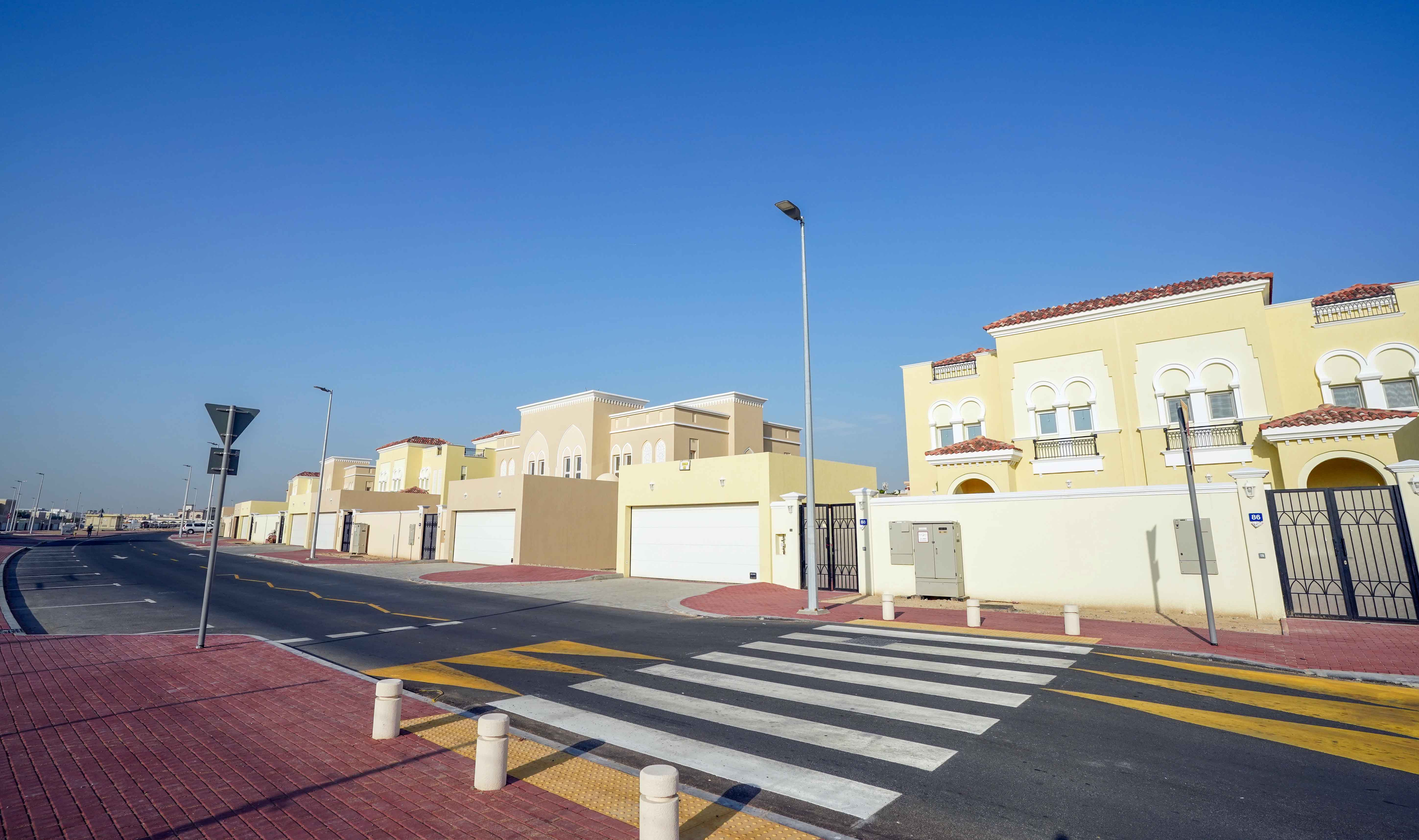 The Mohammed bin Rashid Housing Establishment development's internal road construction project has been pronounced a success by RTA.