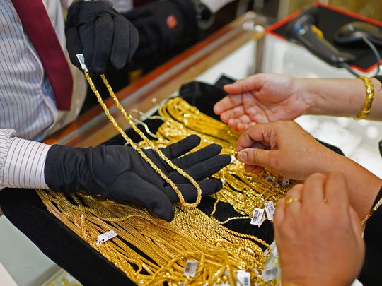 On a Wednesday morning, gold prices in the United Arab Emirates (UAE) fell by more than Dh3 per gram.