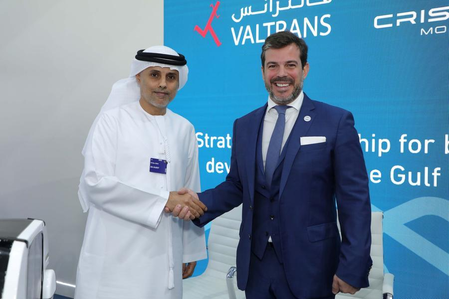 At the famous Dubai Airshow, Crisalion Mobility formed a strategic alliance with Valtrans Transportation Systems.