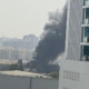 On Friday afternoon, a fire broke out in Sharjah's Industrial Area, prompting officials to take fast action.