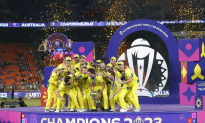 In a nail-biting World Cup match, opener Travis Head's 137-run knock powered Australia to a remarkable sixth World Cup title.