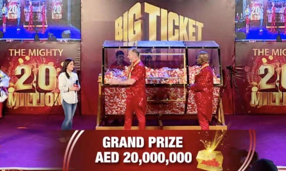 Azmi Mtanious Hourani won AED 20 million in Big Ticket's raffle draw series 257, which was held in Abu Dhabi.
