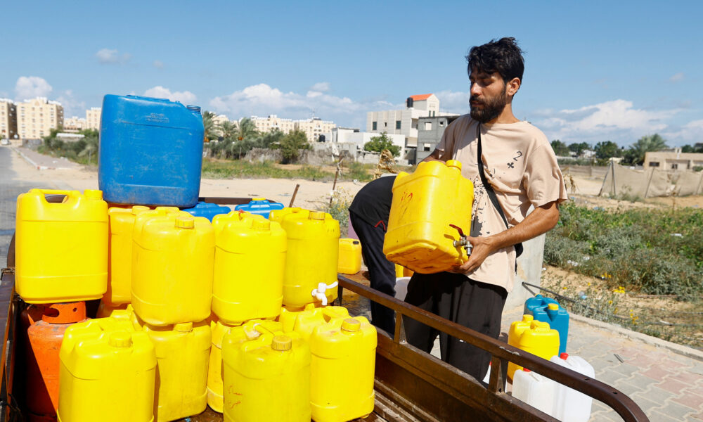 Plants are anticipated to deliver 300,000 Gazans with treated water every day.