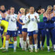 Merciless England pounded Scotland in their last Women's Nations League group game, but it was not enough to top the table after the Netherlands scored two stoppage-time goals against Belgium to deny them a dramatic finish.