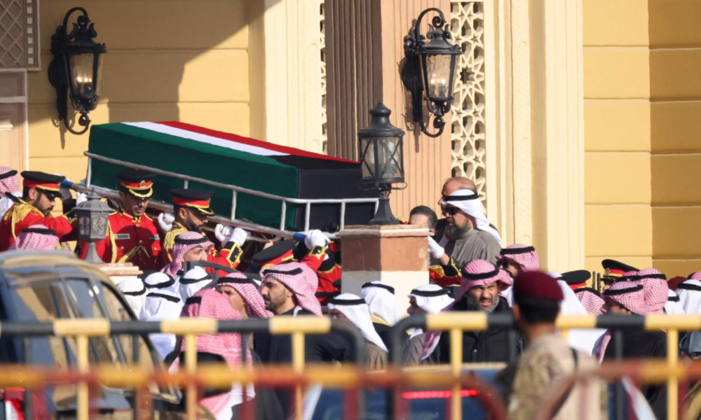 Following a prayer session, Kuwait's Emir, Sheikh Nawaf al-Ahmad al-Sabah, was laid to rest.