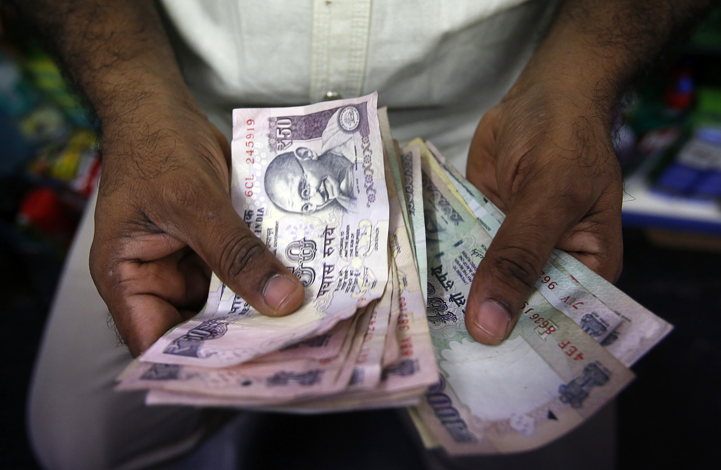 The Indian rupee fell against the US dollar, finishing at 83.1875 by 9:14 a.m. UAE time, down from its previous close of 83.06.