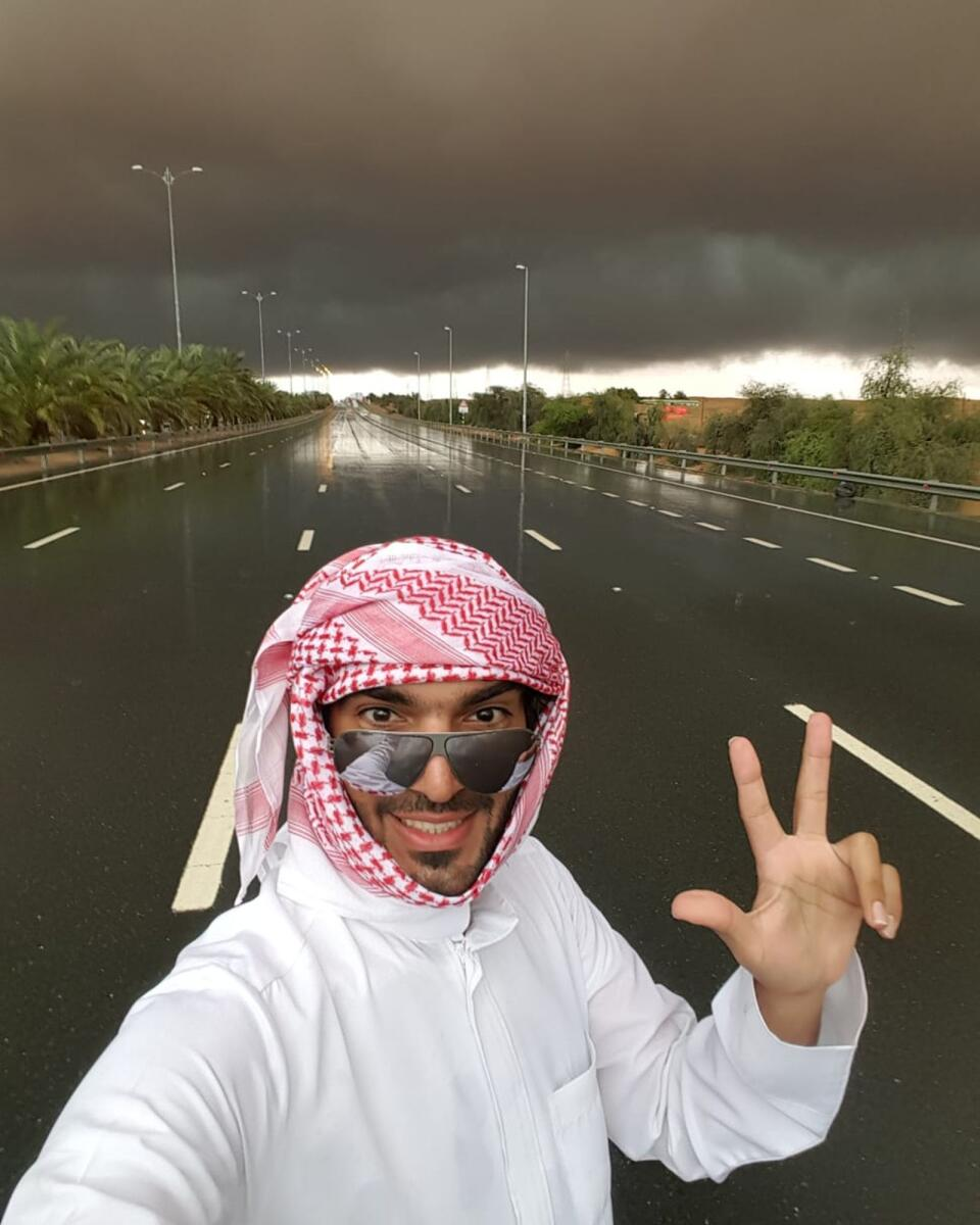 Fahad Mohamad Abdul Rehman, a 27-year-old Emirati, is enthralled by nature's awe-inspiring force.