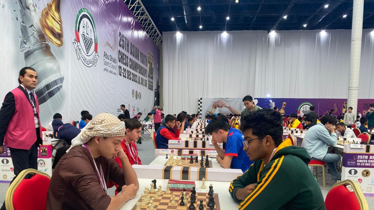Raji Sayel Abu Azizah, a 17-year-old Palestinian chess prodigy living in the United Arab Emirates, is a proud advocate of his country.
