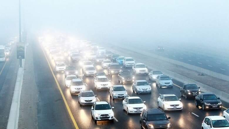 During the early hours of Thursday, Dubai Police received an astonishing 2,841 emergency calls due to poor road visibility.