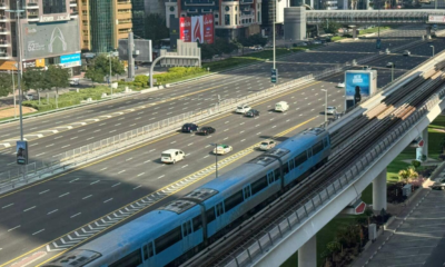 At 8 a.m., the normally busy Sheikh Zayed Road appeared desolate, an uncommon sight for vehicles used to the morning rush hour.
