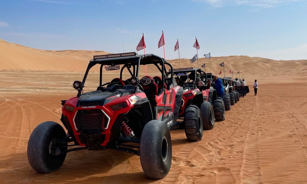 The iconic 'Tal Moreeb' is one of the planet's largest dunes and one of the primary focal points of the festival.