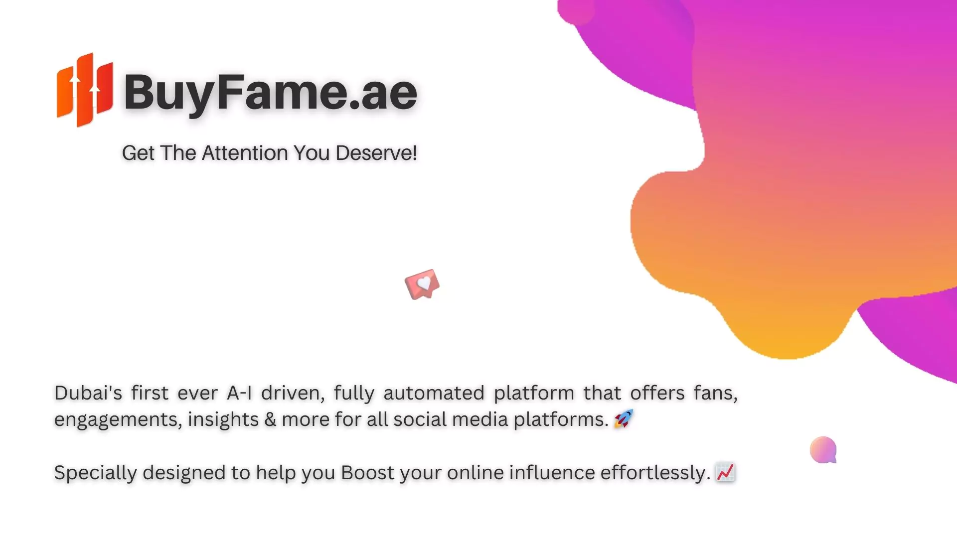 buyfame.ae - Get the attention you deserve!
