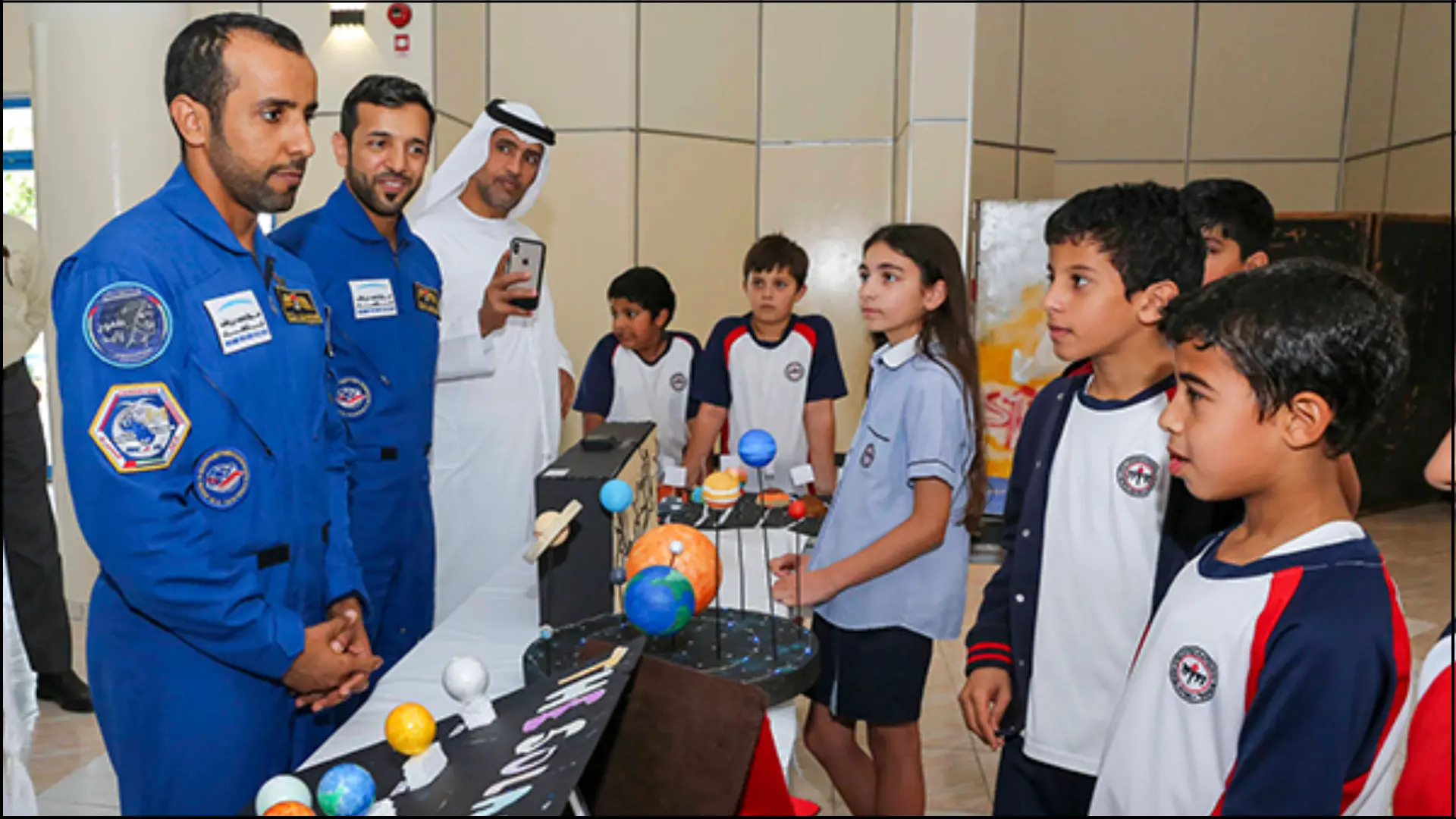 "Inspiring the Next Generation: Emirati Astronauts Tour UAE Schools"