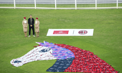 Emirates and AC Milan Unveil Stunning Art Installation at 2024 Dubai World Cup